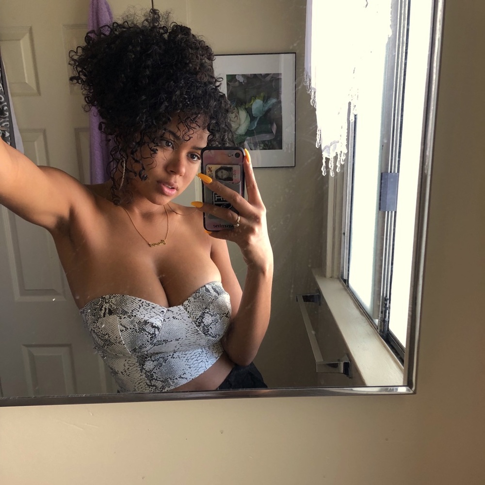 Leather tube top